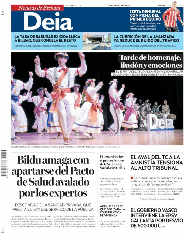 Portada de Deia (España)