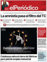 Portada de El Periódico (España)