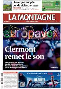 Portada de La Montagne (Francia)