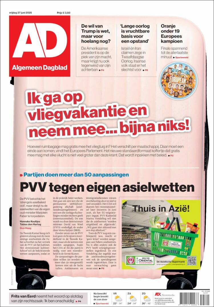 Portada de AD (Países Bajos)