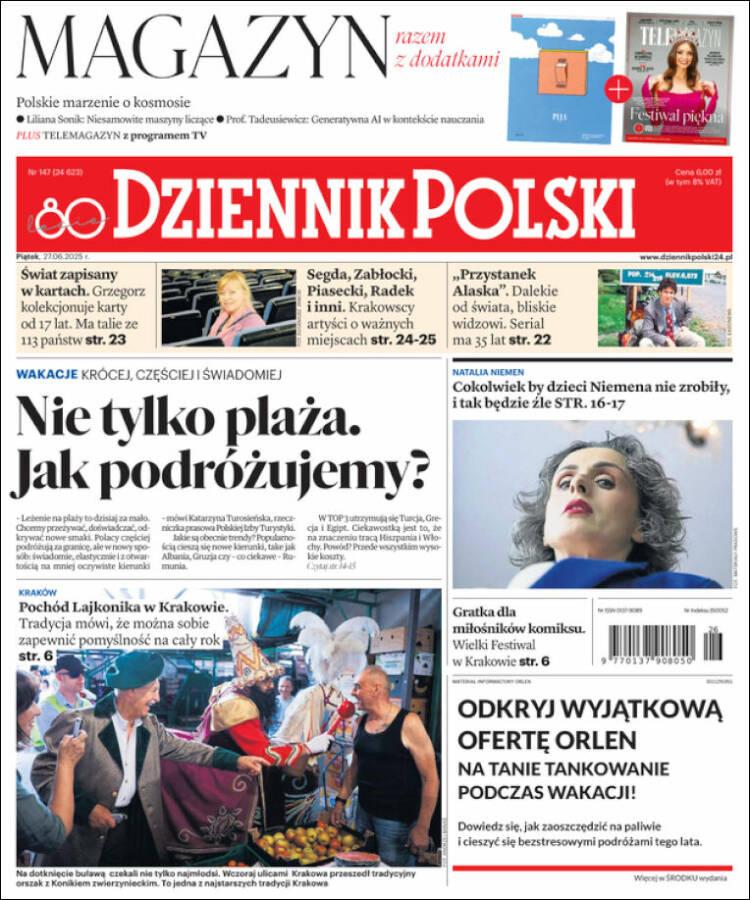 Portada de Dziennik (Polonia)