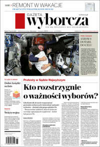 Portada de Gazeta Wyborcza (Polonia)