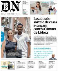 Portada de Diário de Noticias (Portugal)