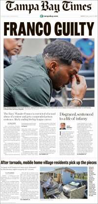 Portada de Tampa Bay Times (USA)