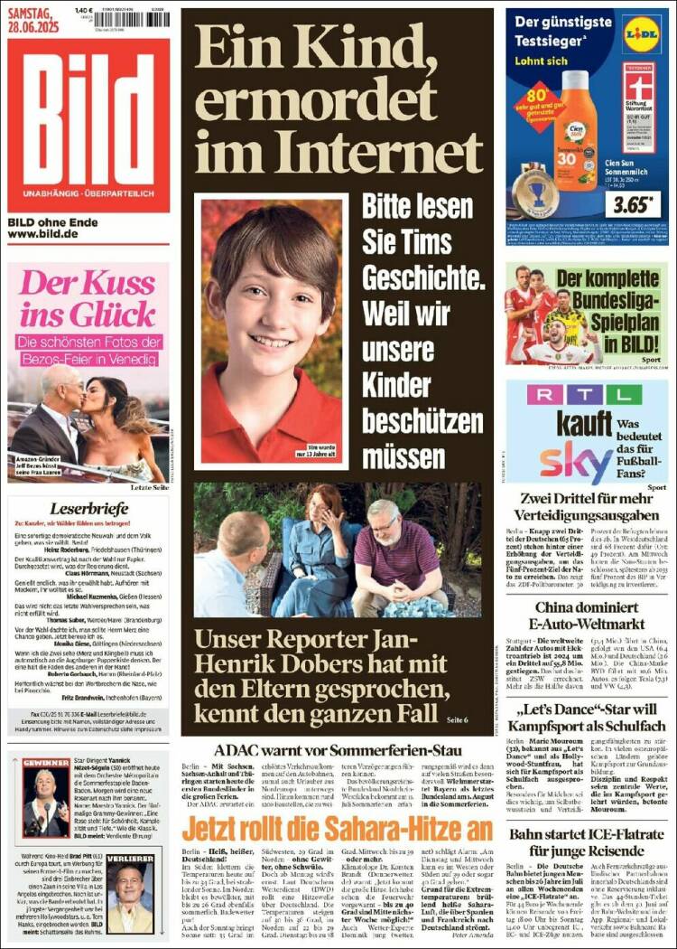 Portada de Bild (Alemania)