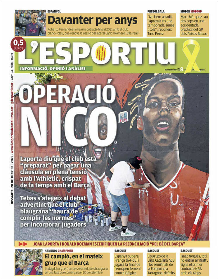 Portada de L'Esportiu (España)
