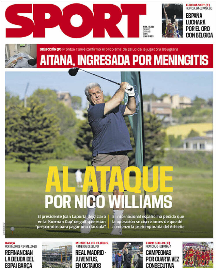 Portada de Sport (España)