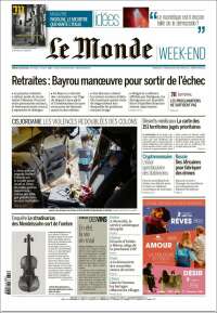 Portada de Le Monde (Francia)