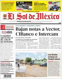 Portada de El Sol de México (México)