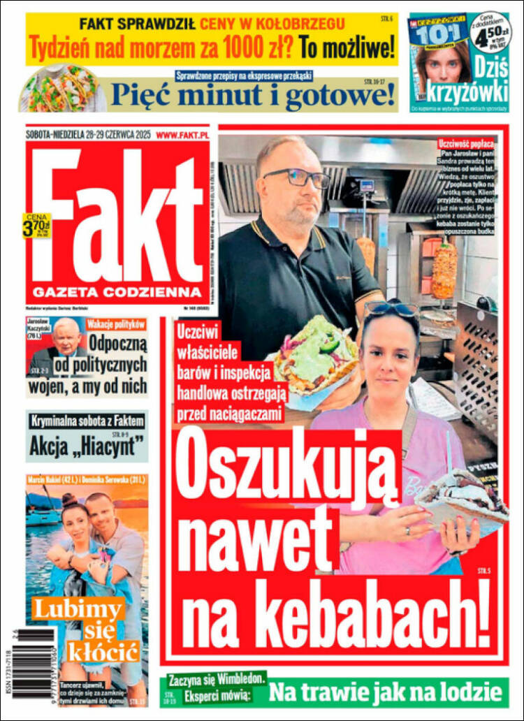 Portada de Fakt (Polonia)