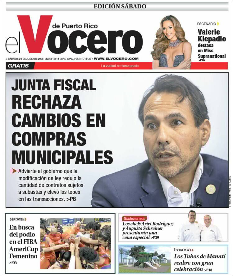 Portada de Vocero (Puerto Rico)