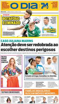 Portada de O Dia (Brasil)