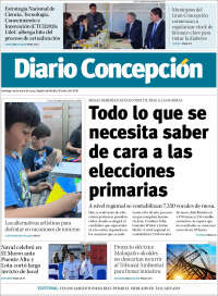 Portada de Diario de Concepción (Chile)