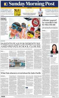 Portada de South China Morning Post (Chine)