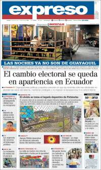 Portada de Expreso (Ecuador)