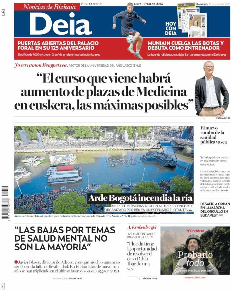 Portada de Deia (España)