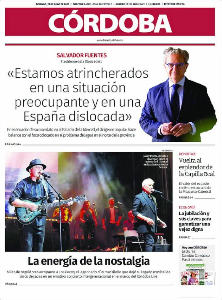 Portada de Diario de Córdoba (España)