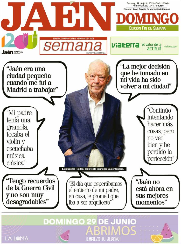 Portada de Diario Jaén (España)