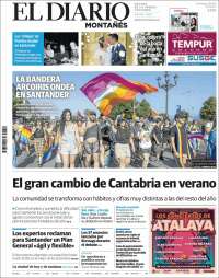 Portada de El Diario Montañés (España)
