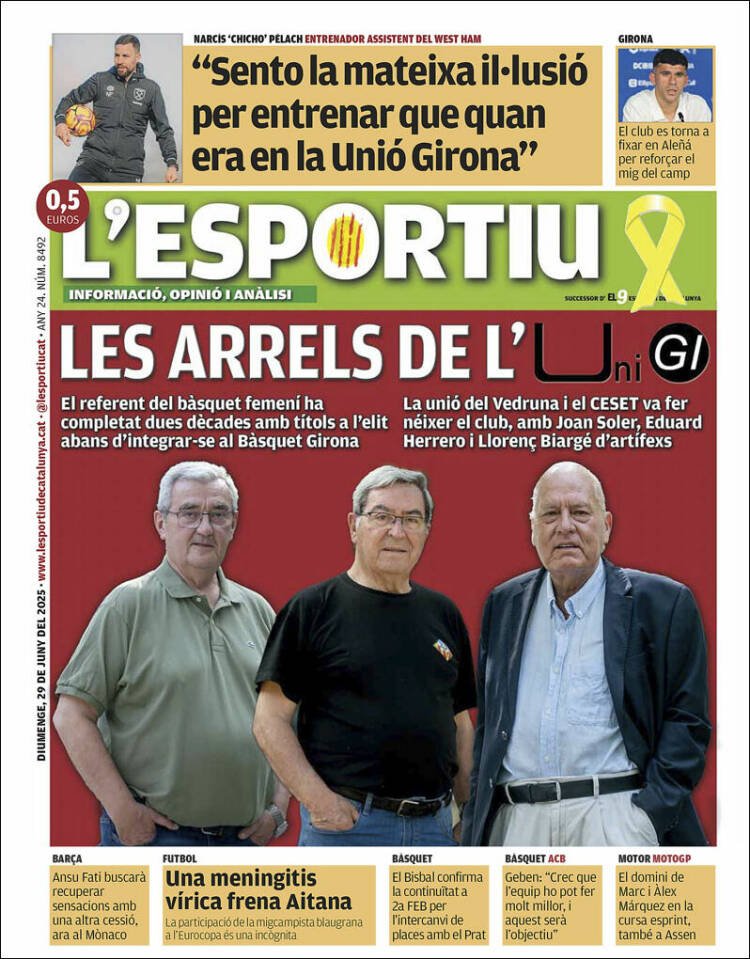 Portada de L'Esportiu : Girona (España)
