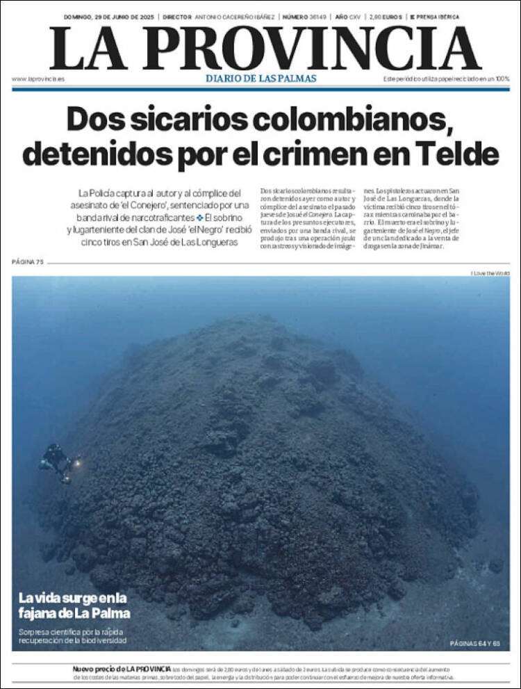Portada de La Provincia (Spain)