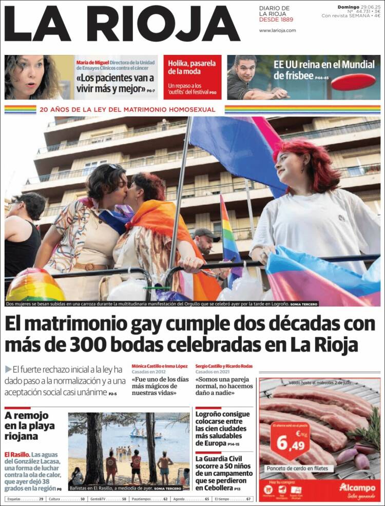 Portada de La Rioja (España)