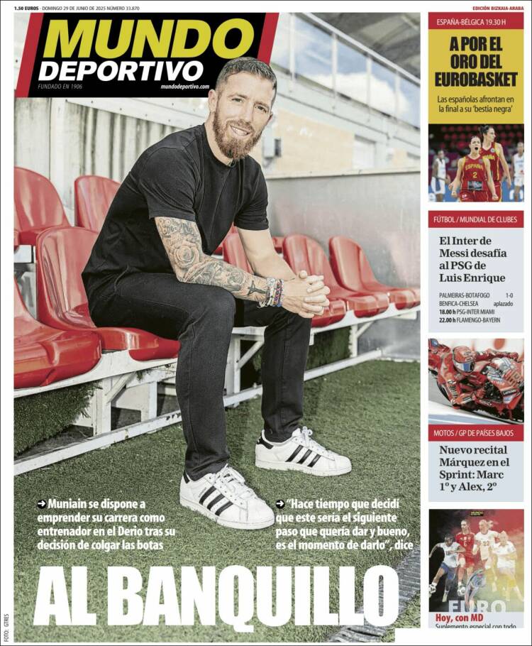 Portada de Mundo Deportivo Bizkaia (España)
