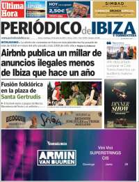 Portada de Periódico de Ibiza (España)
