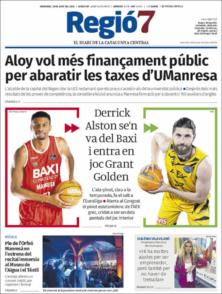 Portada de Regio7 (España)