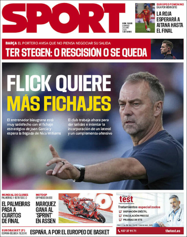 Portada de Sport (España)