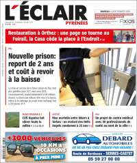 Portada de L'Eclair des Pyrénées (France)