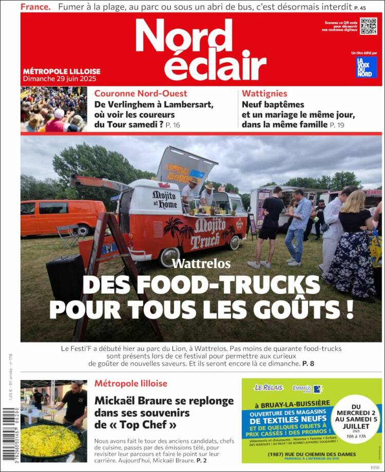 Portada de Nord Éclair (Francia)