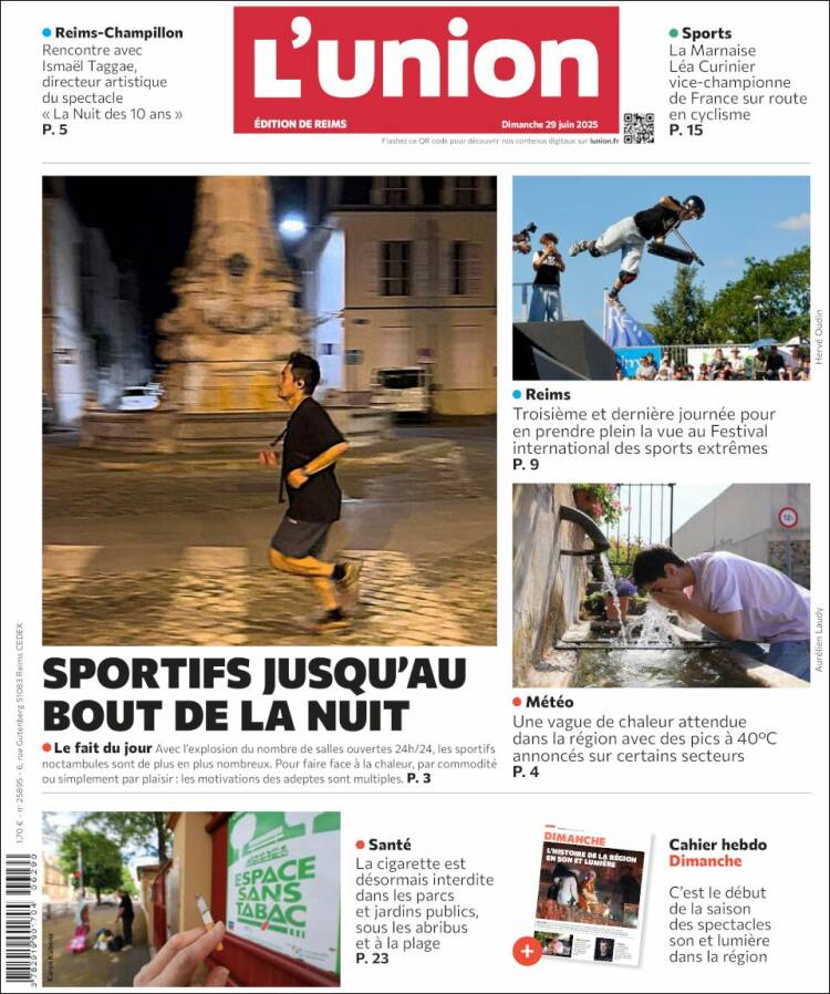 Portada de L'Union (Francia)