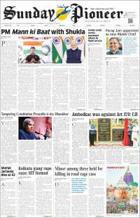 Portada de The Pioneer (India)