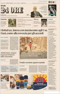Portada de Il Sole 24 ORE (Italia)