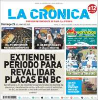 Portada de La Crónica de Baja California (México)