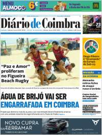 Portada de Diário de Coimbra (Portugal)
