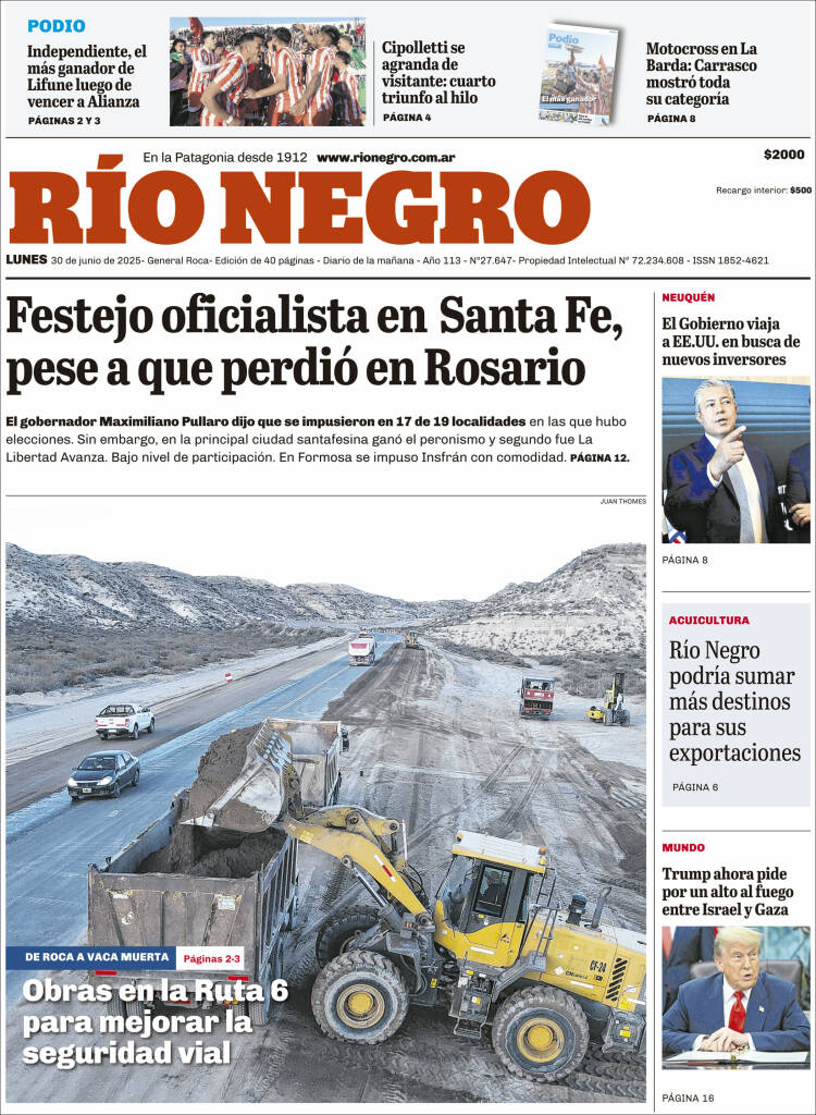 Portada de Rio Negro (Argentina)