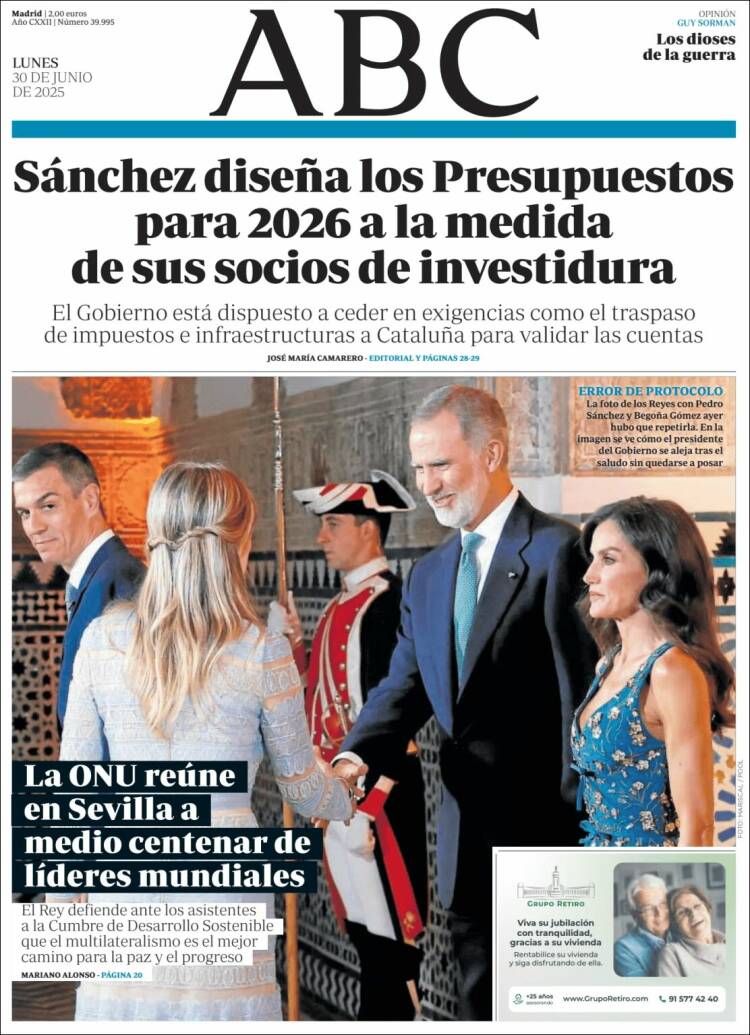 Portada de ABC (España)