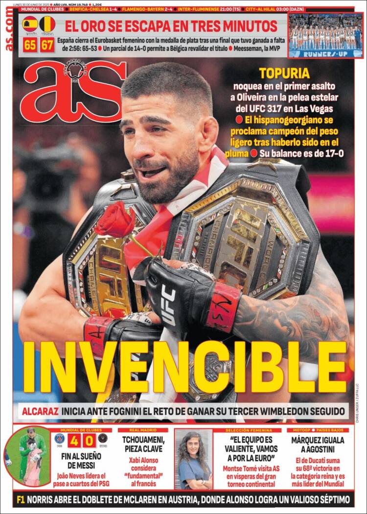 Portada de As (España)