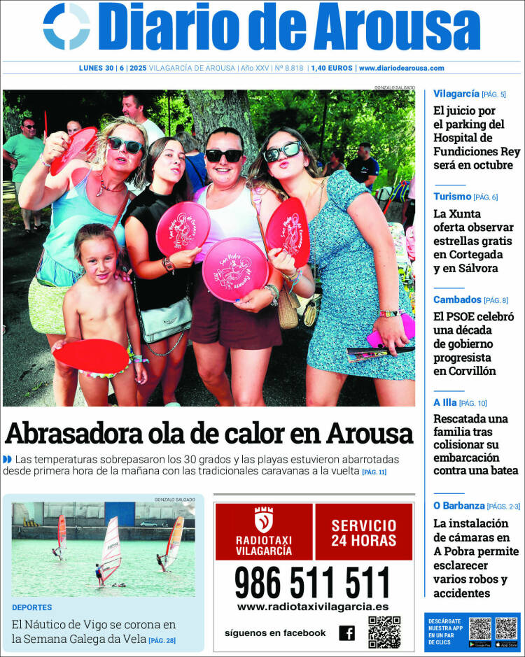 Portada de Diario de Arousa (Spain)