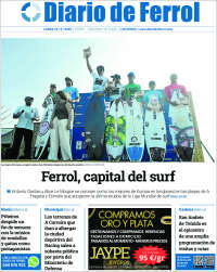 Portada de Diario de Ferrol (España)