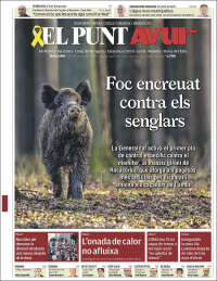 Portada de El Punt Avui (Spain)