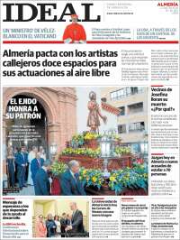 Portada de Ideal Almeria (España)
