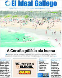 Portada de El Ideal Gallego (España)