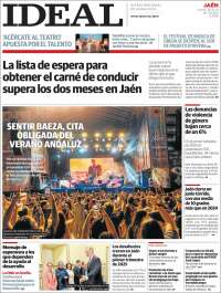 Portada de El Ideal de Jaén (España)
