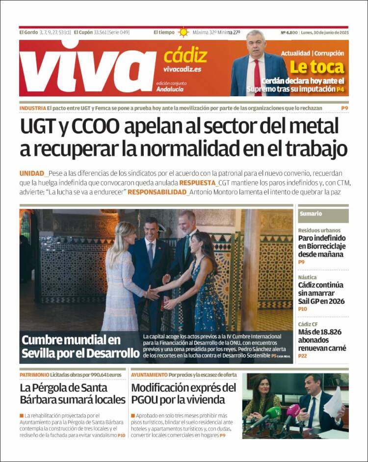 Portada de Información - Cadiz (España)