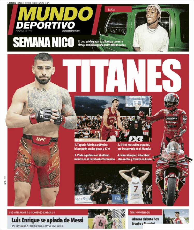 Portada de Mundo Atlético (España)