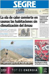 Portada de Segre  (España)