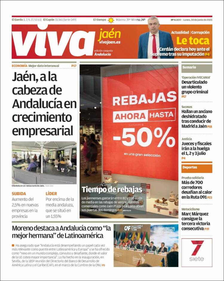 Portada de Viva Jaén (España)
